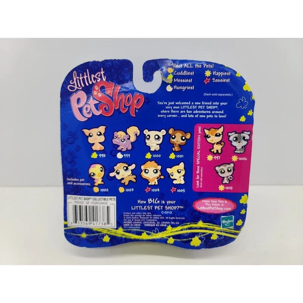 2009 Littlest Pet Shop #988 Messiest Pets Pig w/Accessories Still Sealed